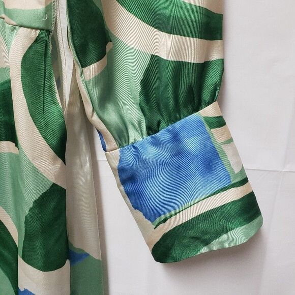 Zara Women’s Flowy Long Sleeve Maxi Cocktail Party Formal  Chic Dress XS NWT - Picture 7 of 16